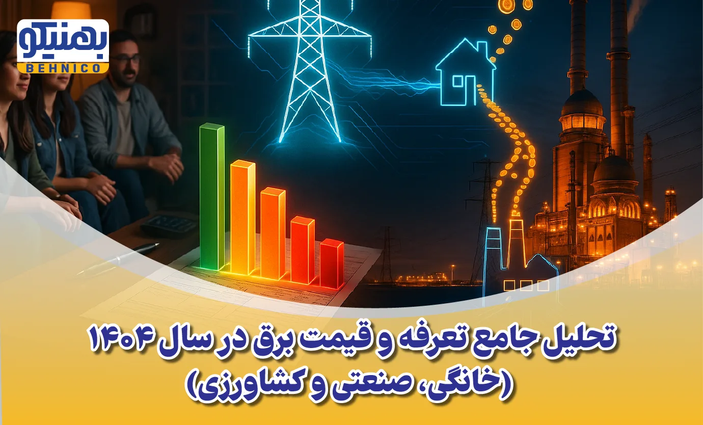 قیمت برق 1404 چقدر است؟ صنعتی و خانگی و کشاورزی