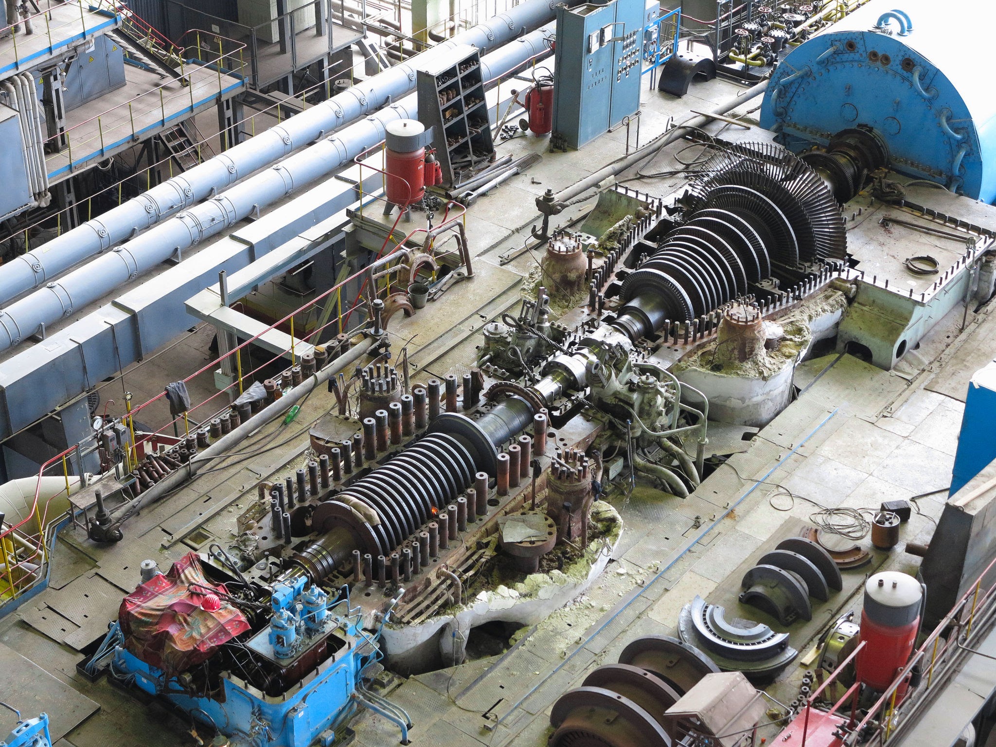 Steam Turbine in a Power Plant