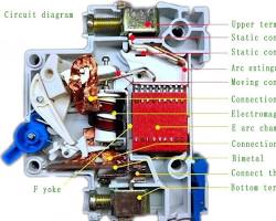 نمودار داخلی کلید حرارتی
