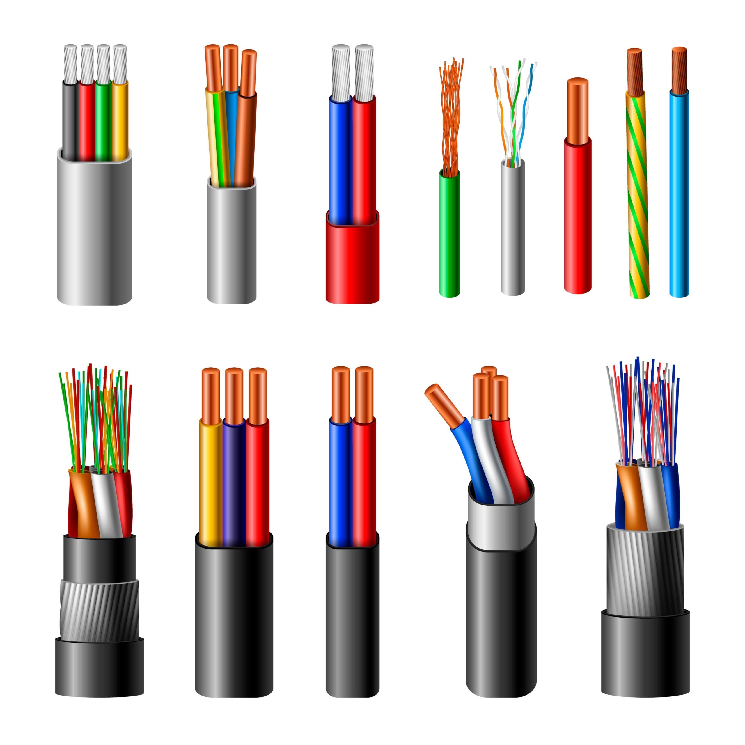 انواع کابل برق