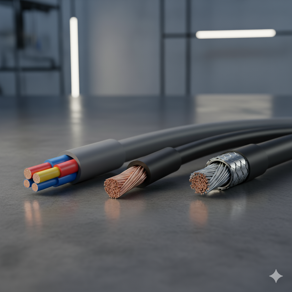 انواع کابل سه فاز