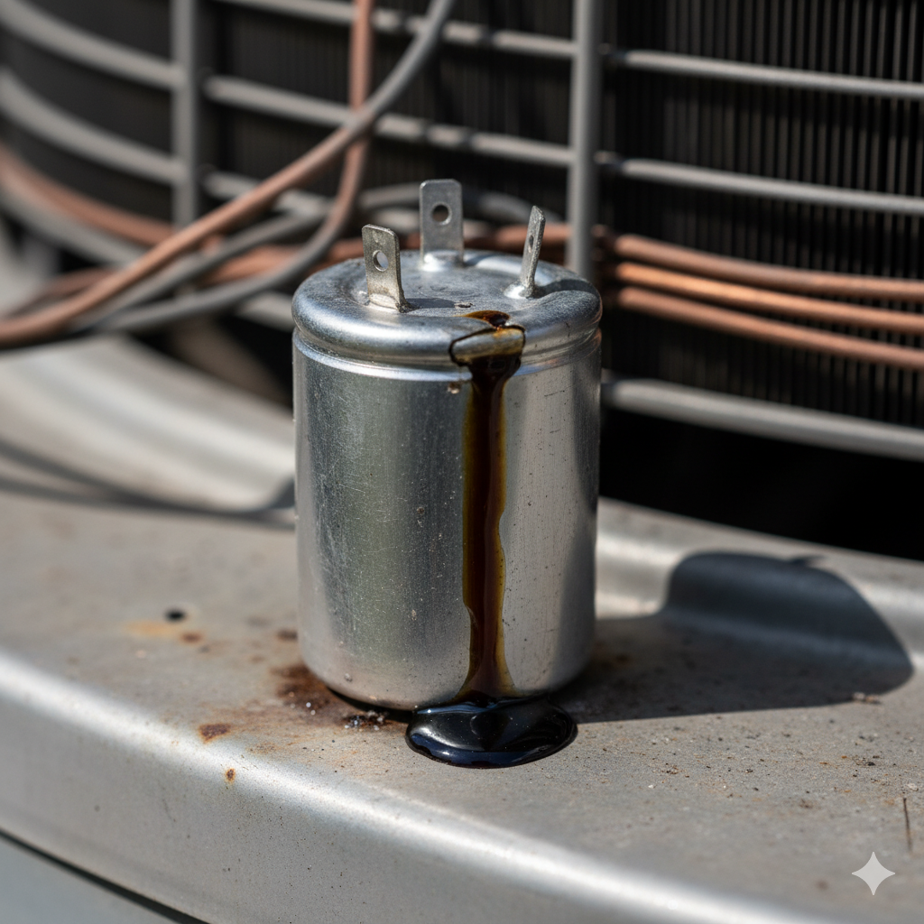 علائم خرابی خازن کولر گازی