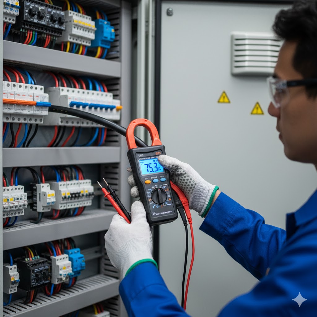 کاربرد صنعتی (کلمپ‌ متر) و ایمنی
