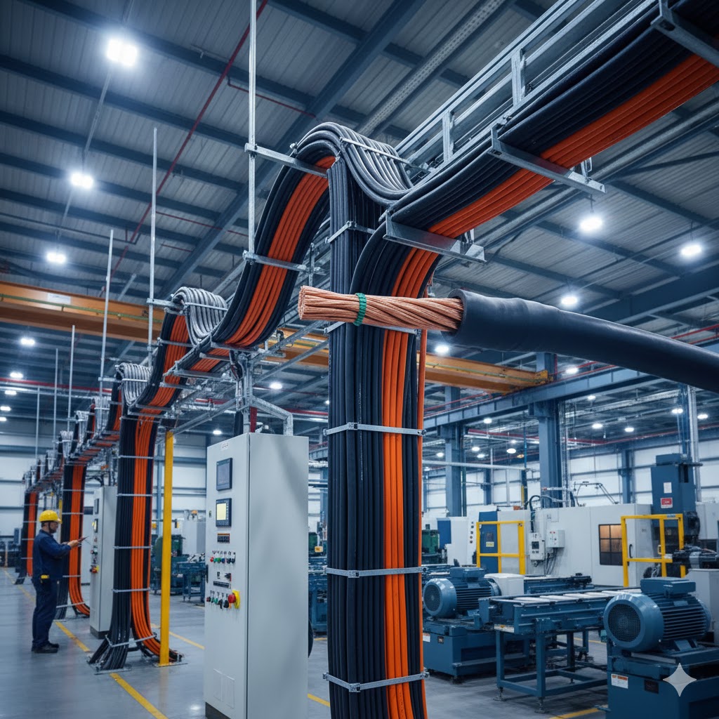 انواع کابل برق سه فاز