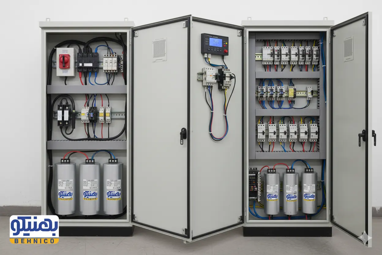 اجزای تابلو بانک خازنی 