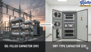 مقایسه خازن روغنی و خشک: کدام یک برای بانک خازنی شما مناسب‌ تر است؟