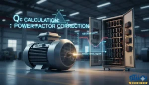 محاسبه Qc خازن مورد نیاز برای موتورهای الکتریکی: جبران توان راکتیو در الکتروموتورها