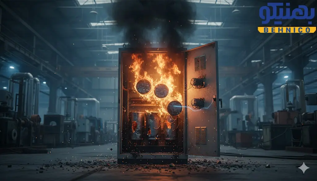 انفجار خازن در بانک‌های خازنی