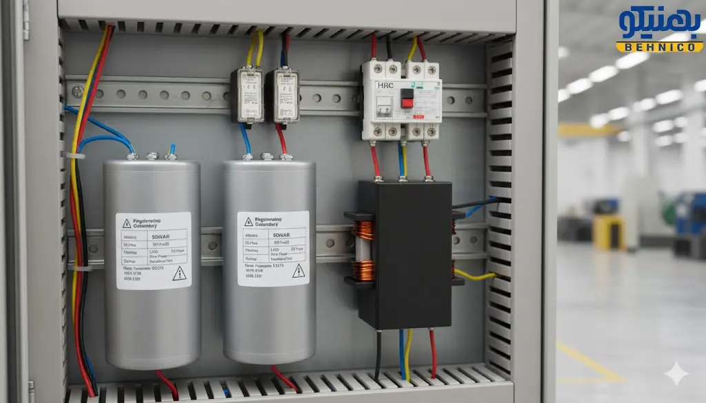 یک راکتور سری (Detuned Reactor) که در کنار یک خازن
