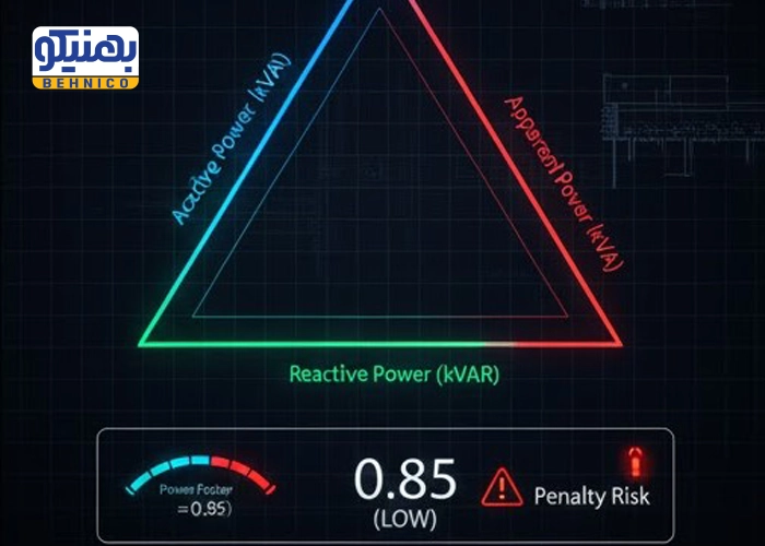مثلث قدرت (توان اکتیو، راکتیو و ظاهری)