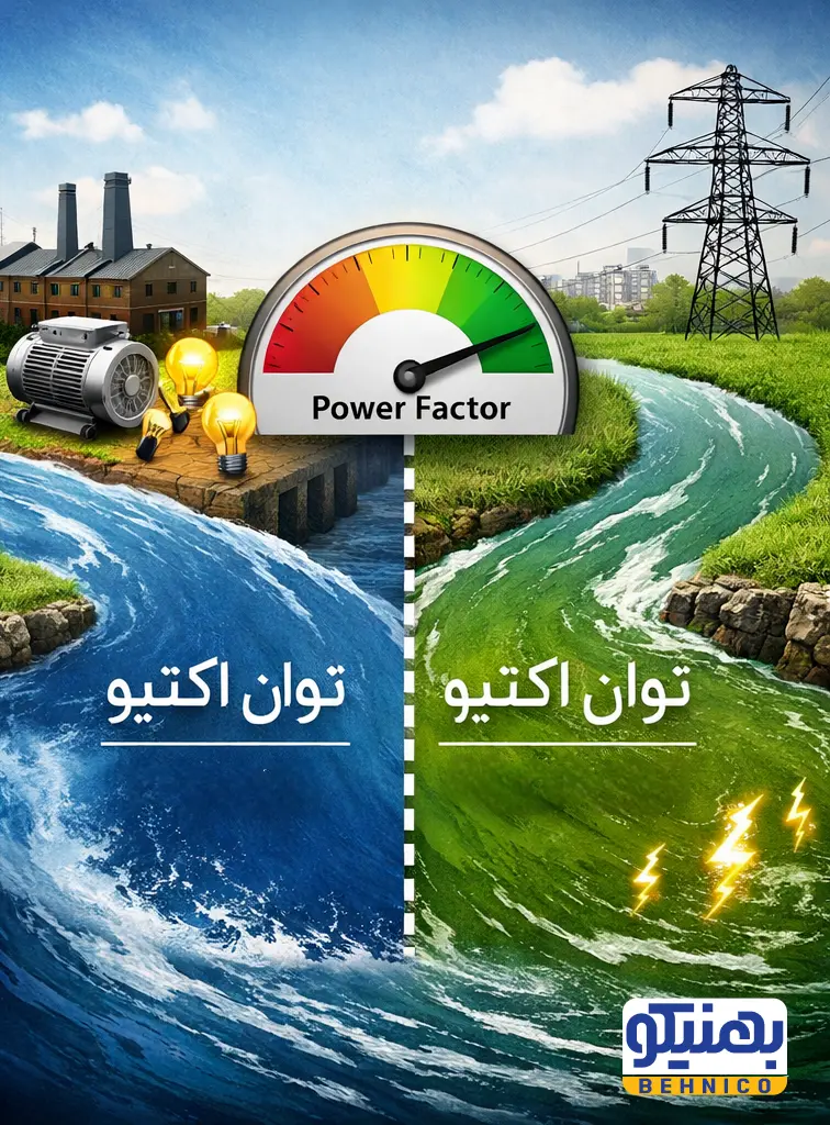 کاهش هزینه برق و بهبود ضریب توان