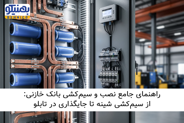 راهنمای جامع نصب و سیم کشی بانک خازنی: از سیم کشی شینه تا جایگذاری در تابلو