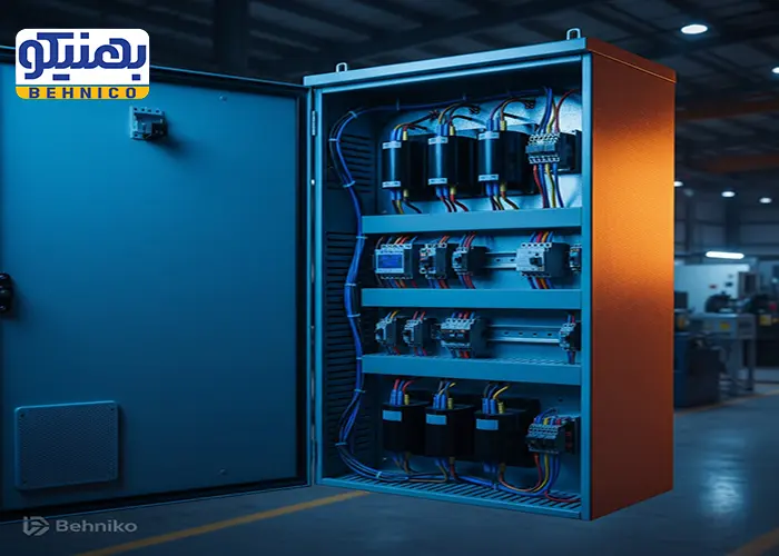 یک تابلوی خازن حرفه ای و مرتب