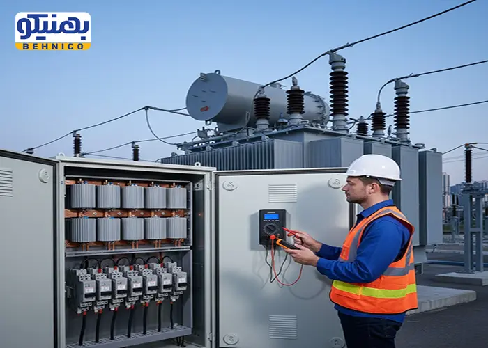 بانک خازنی در پست برق