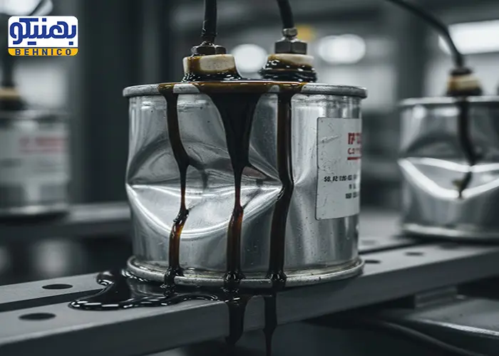 نشانه های خرابی (تورم و نشت روغن)