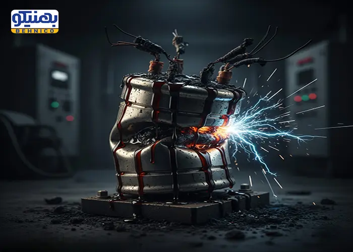 خازن آسیبدیده