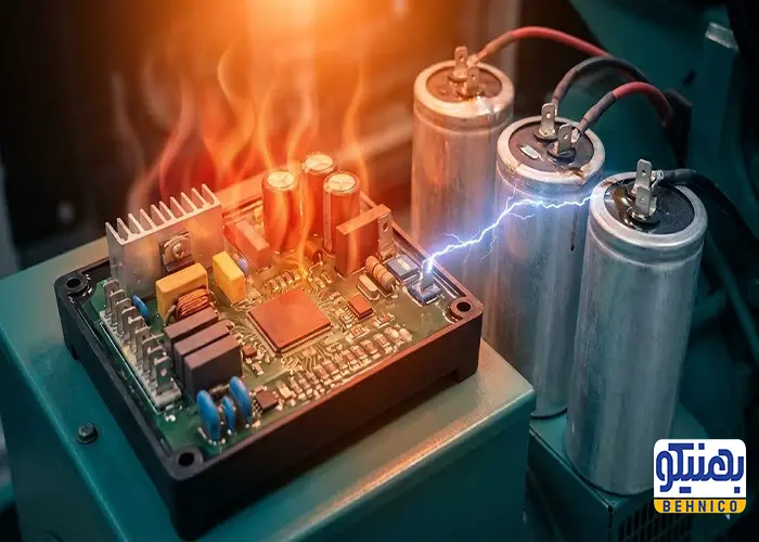 خطر Over-excitation و آسیب به AVR 