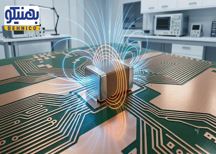 تأثیر ضریب خودالقایی (Self-Inductance) خازن بر عملکرد آن در فرکانس های بالا