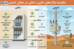تصویر شاخص مقایسه بانک خازنی داخلی و بانک خازنی هوایی