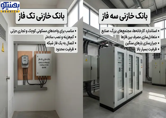 مقایسه تک فاز و سه فاز