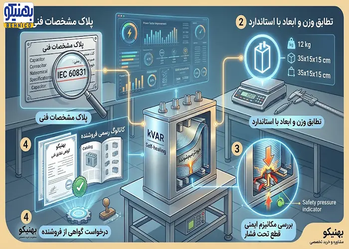 بررسی اصالت و تطابق استاندارد بانک خازنی
